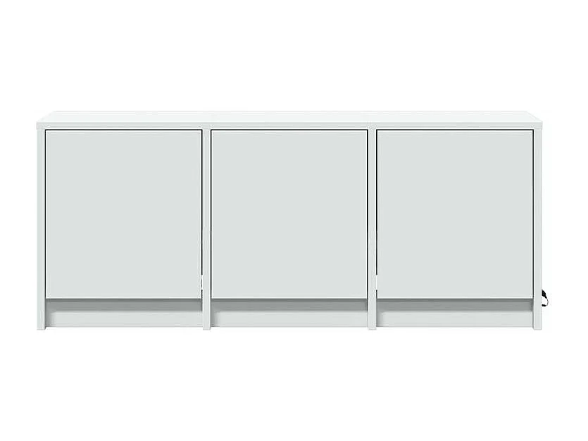 Meuble TV avec LED blanc 97x34x40 bois d'ingénierie