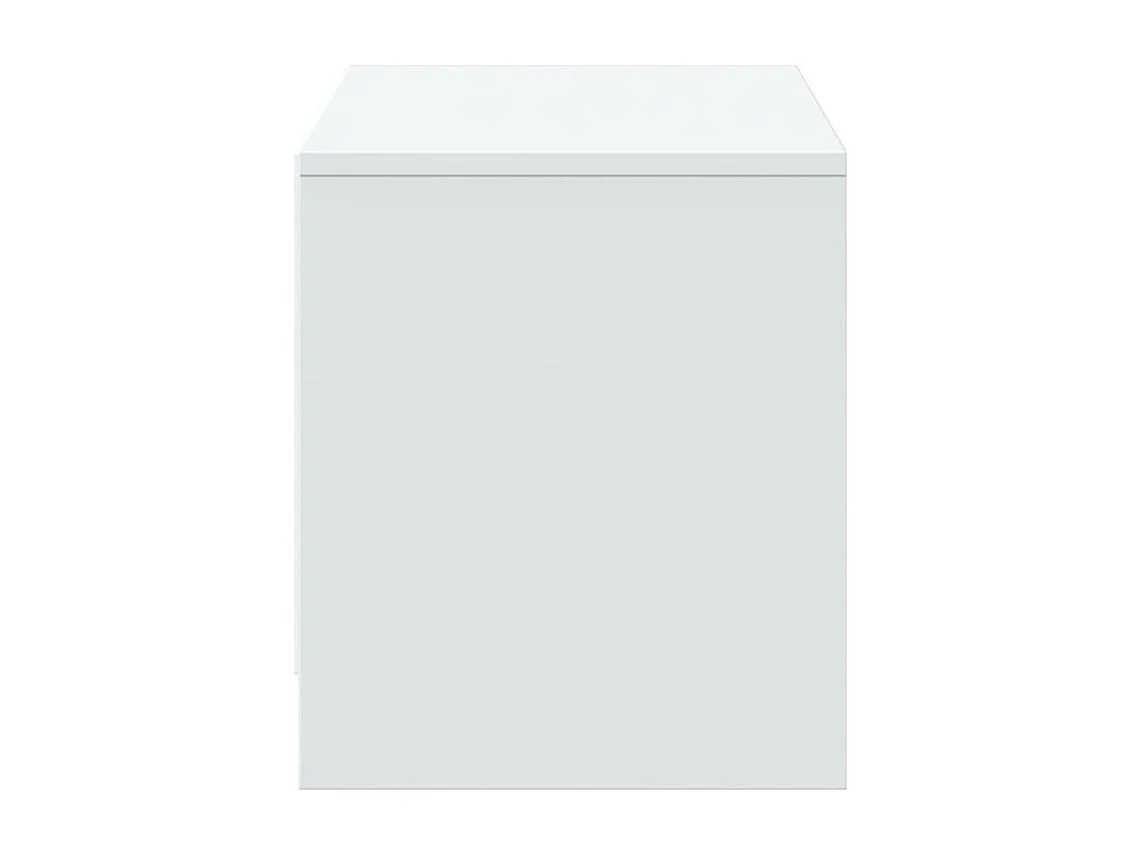 Meuble TV avec LED blanc 97x34x40 bois d'ingénierie