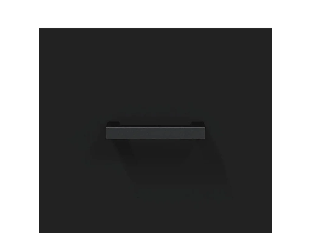 Meuble TV noir 102x36x50 bois d'ingénierie