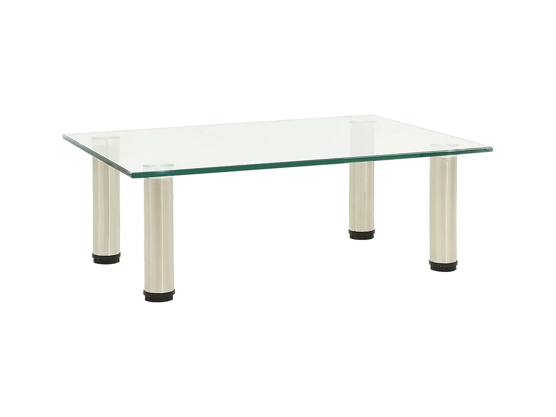 Meuble TV Transparent 40x35x17 Verre trempé