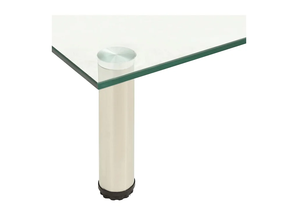 Meuble TV Transparent 40x35x17 Verre trempé