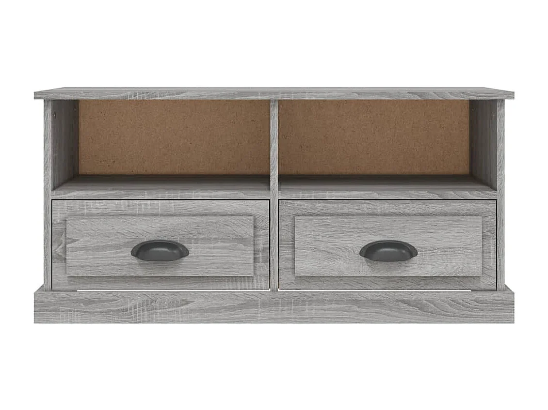 Meuble TV sonoma gris 93x35,5x45 bois d'ingénierie