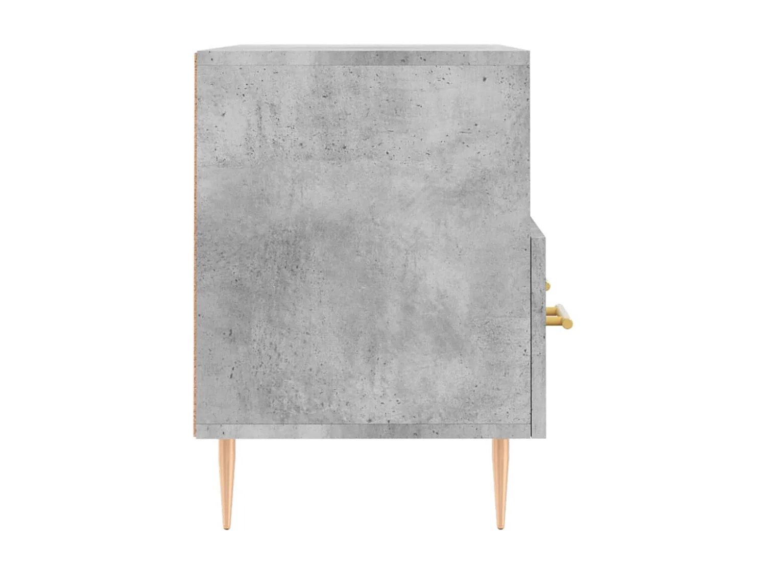 Meuble TV Gris béton 80x36x50 Bois d'ingénierie