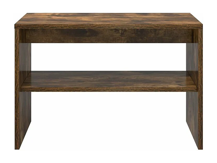 Meuble TV chêne fumé 60x40x40 bois d'ingénierie