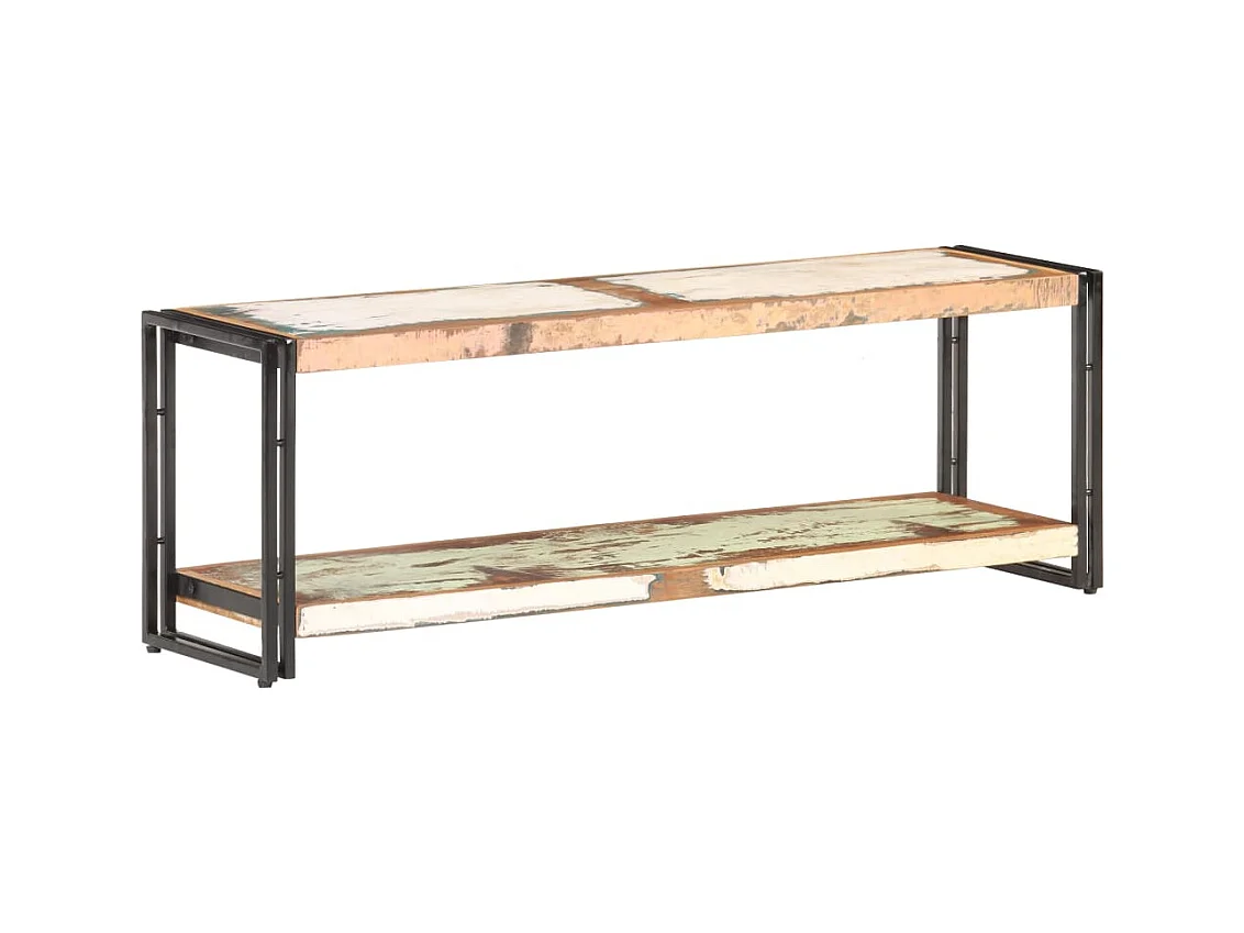Meuble TV 120x30x40 Bois de récupération massif