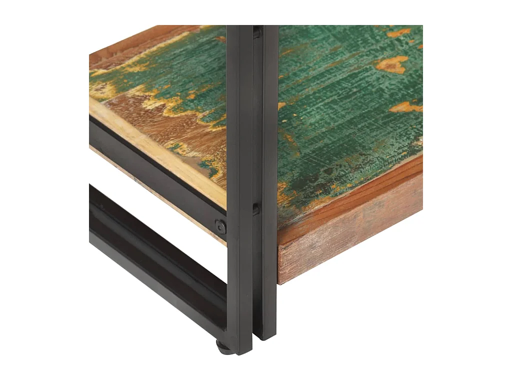 Meuble TV 120x30x40 Bois de récupération massif