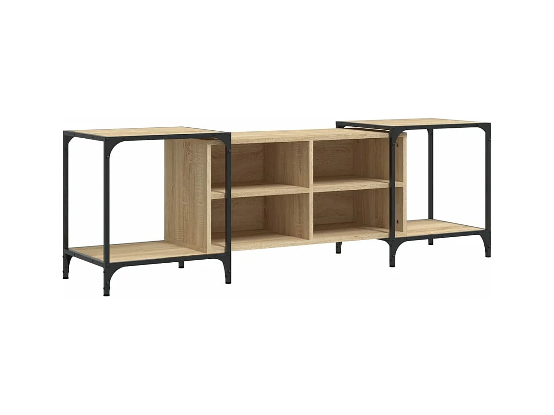 Meuble TV chêne sonoma 153x37x50 bois d'ingénierie