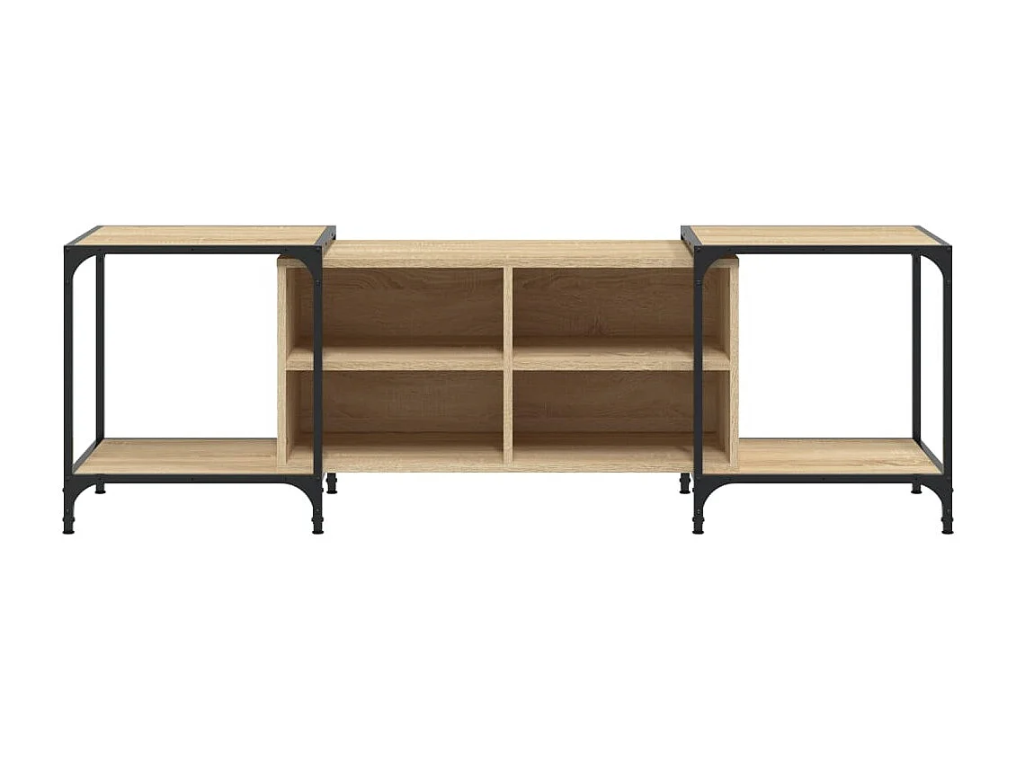 Meuble TV chêne sonoma 153x37x50 bois d'ingénierie