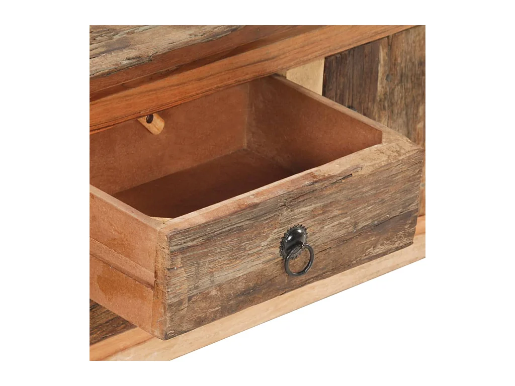 Meuble TV 120x30x40 Bois d'acacia et de récupération massif