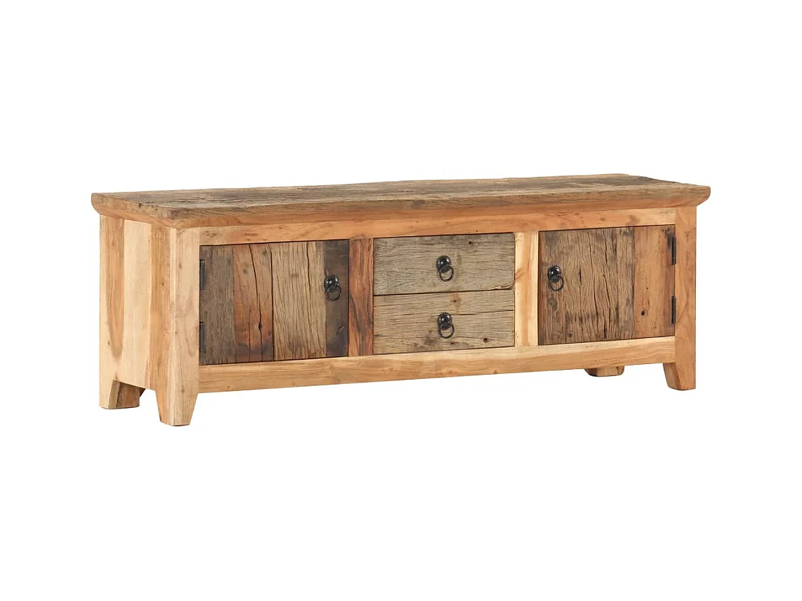 Meuble TV 120x30x40 Bois d'acacia et de récupération massif
