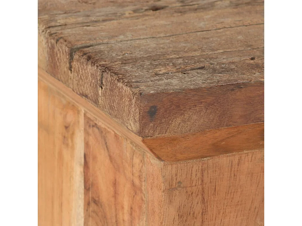 Meuble TV 120x30x40 Bois d'acacia et de récupération massif