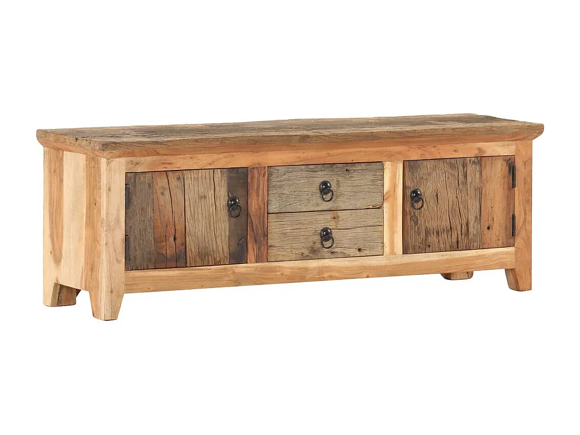 Meuble TV 120x30x40 Bois d'acacia et de récupération massif