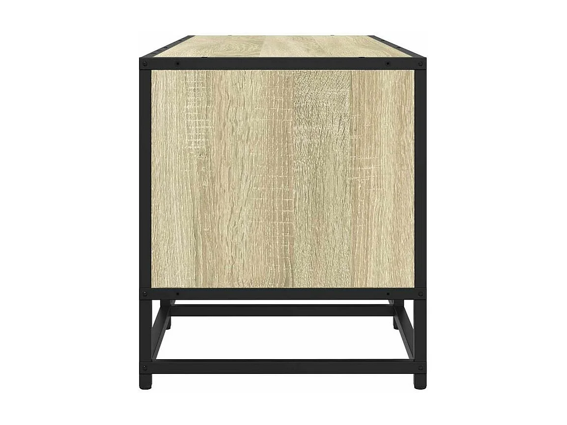 Meuble TV chêne sonoma 210x35x41 bois d'ingénierie