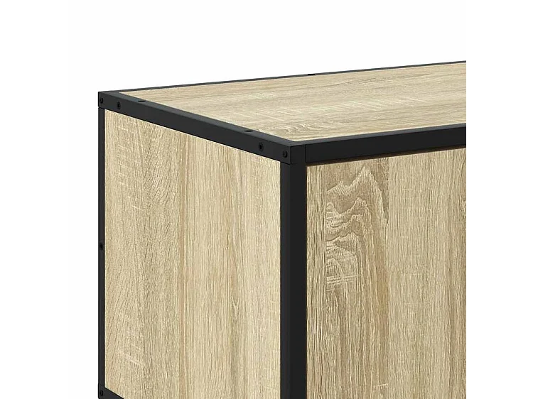 Meuble TV chêne sonoma 210x35x41 bois d'ingénierie