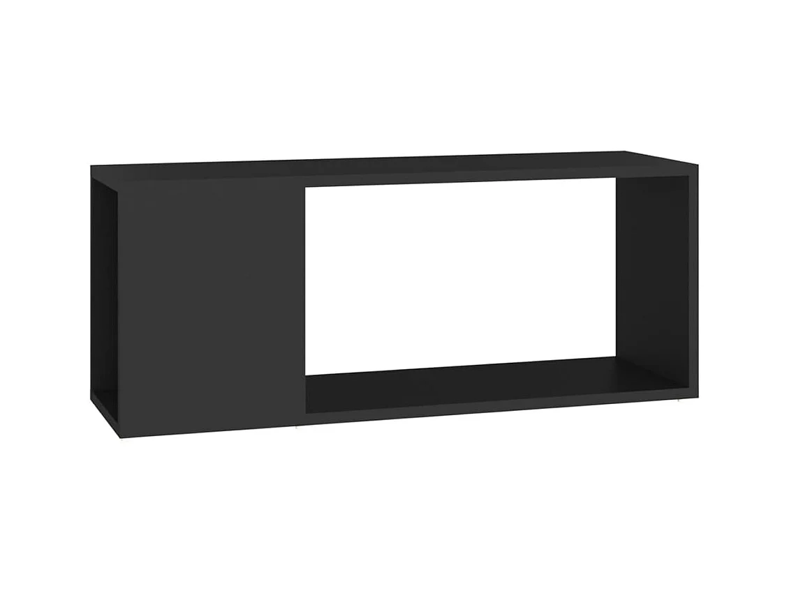 Meuble TV Noir 80x24x32