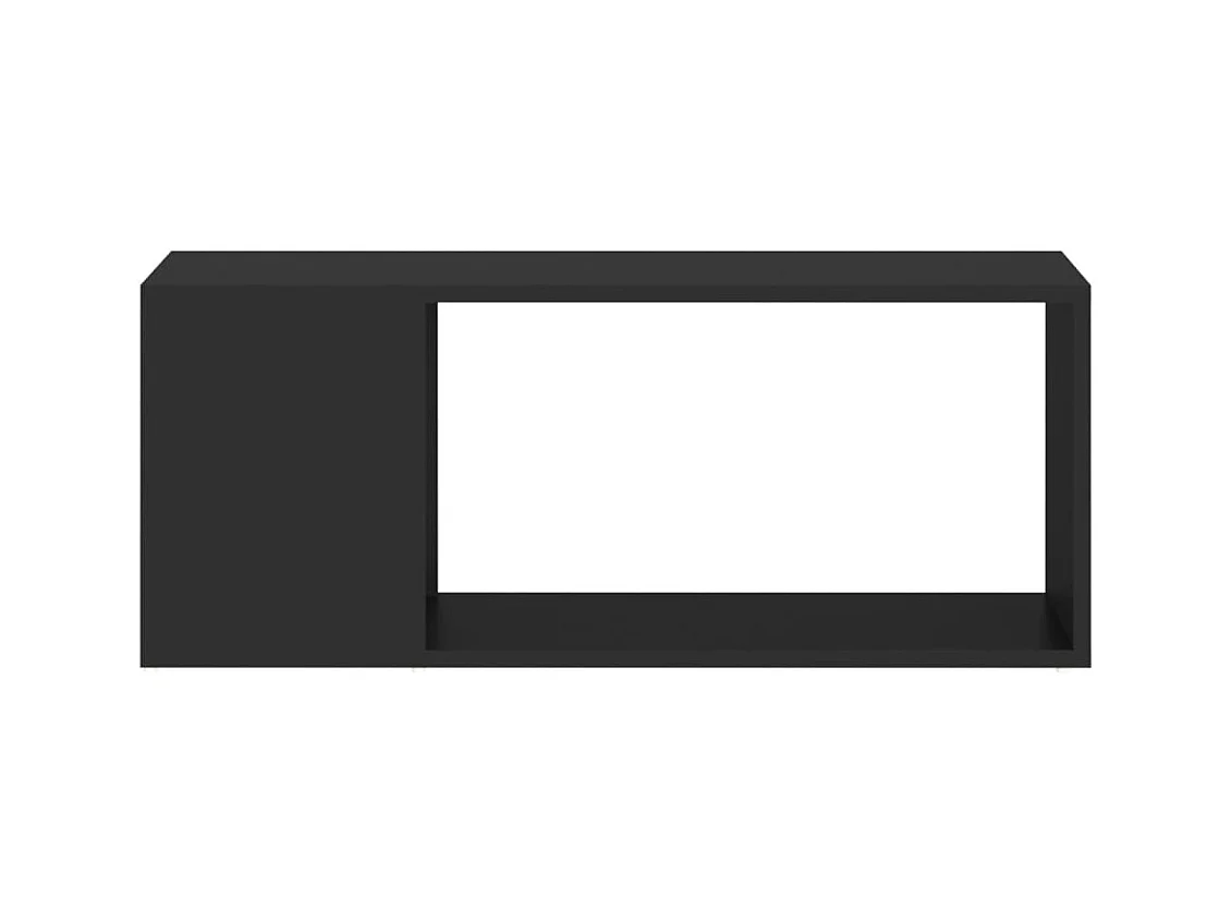 Meuble TV Noir 80x24x32