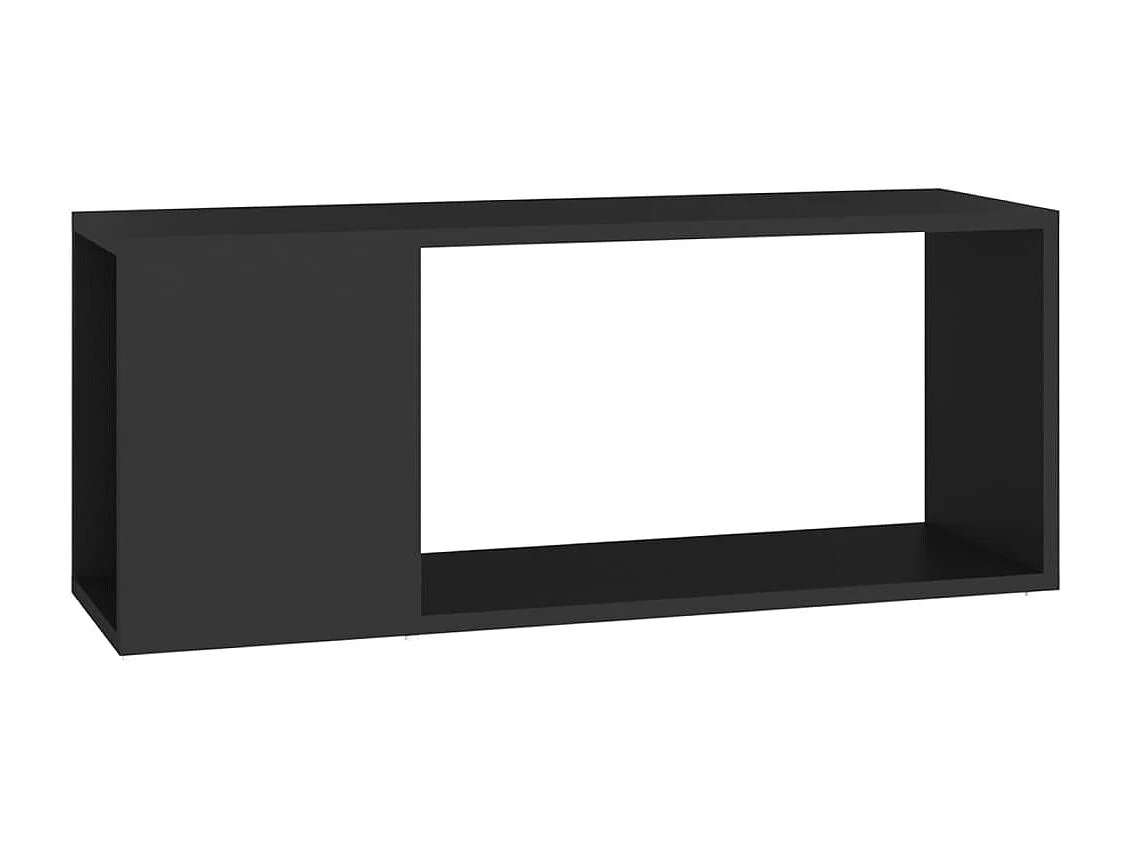Meuble TV Noir 80x24x32