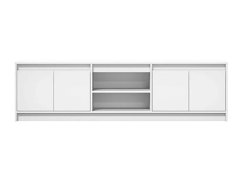 Meuble TV avec LED blanc 180x34x50 bois d'ingénierie