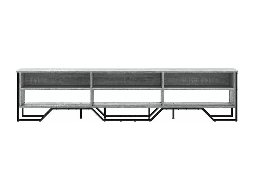 Meuble TV sonoma gris 180x34x41 bois d'ingénierie