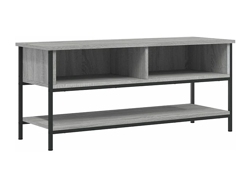 Meuble TV sonoma gris 100x35x45 bois d'ingénierie