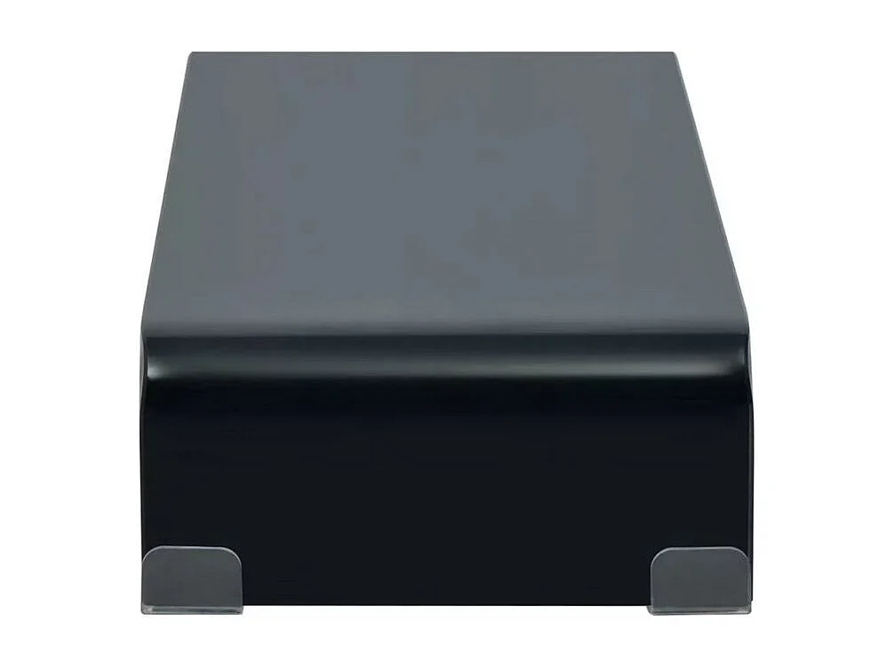 Meuble TV verre noir Martial 60cm