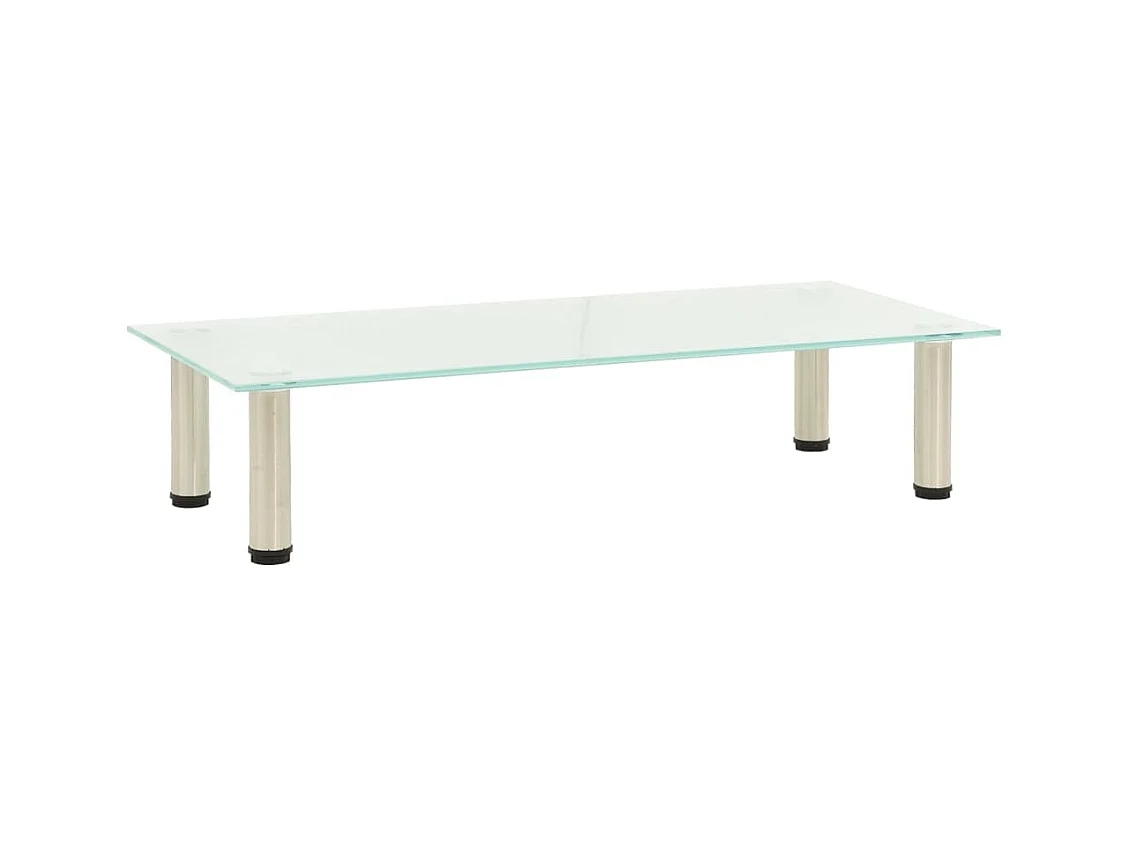 Meuble TV Givré 80x35x17 Verre trempé