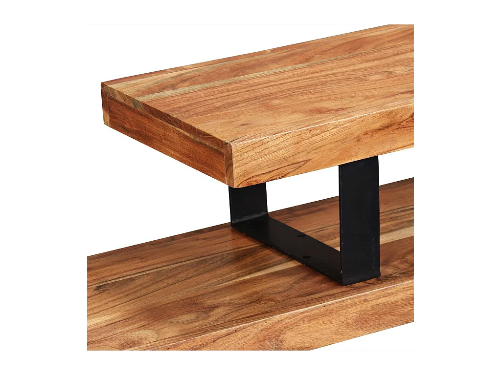 Meuble TV bois d'acacia massif Paula