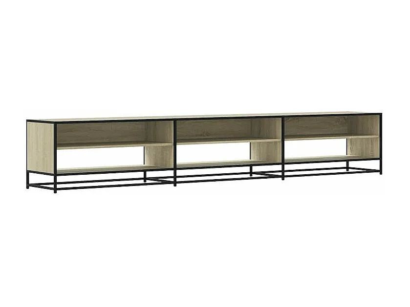 Meuble TV chêne sonoma 270x40x46 bois d'ingénierie