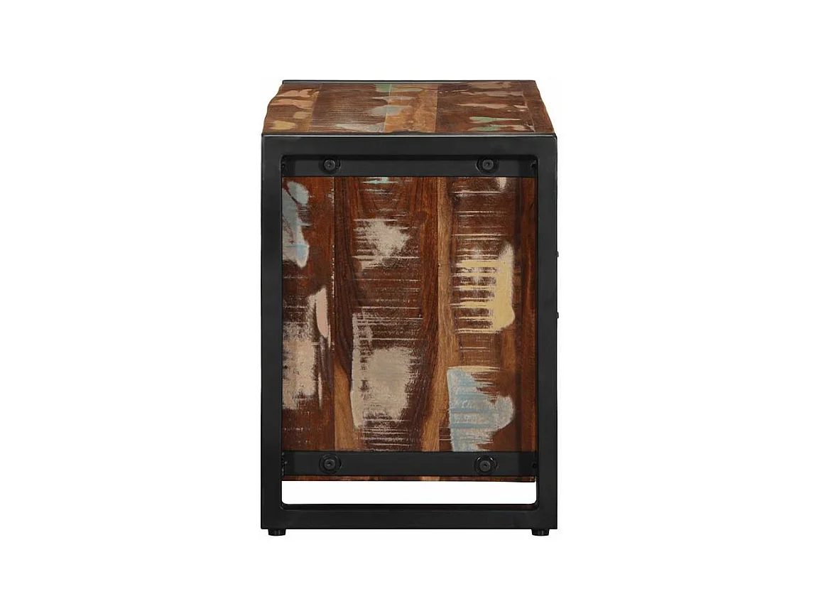 Meuble TV 80x30x40 bois de récupération massif