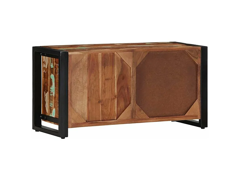Meuble TV 80x30x40 bois de récupération massif