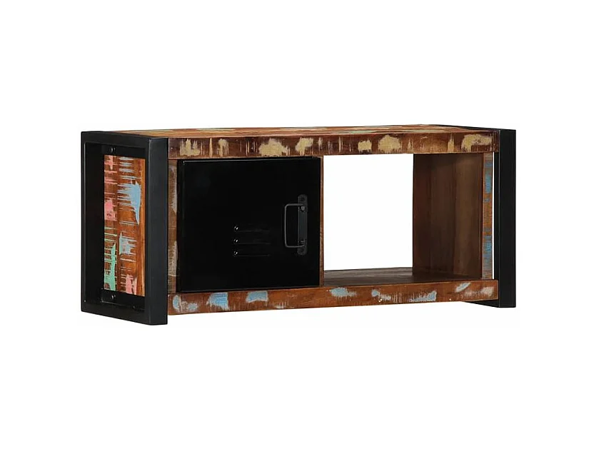 Meuble TV 80x30x35 bois massif de récupération