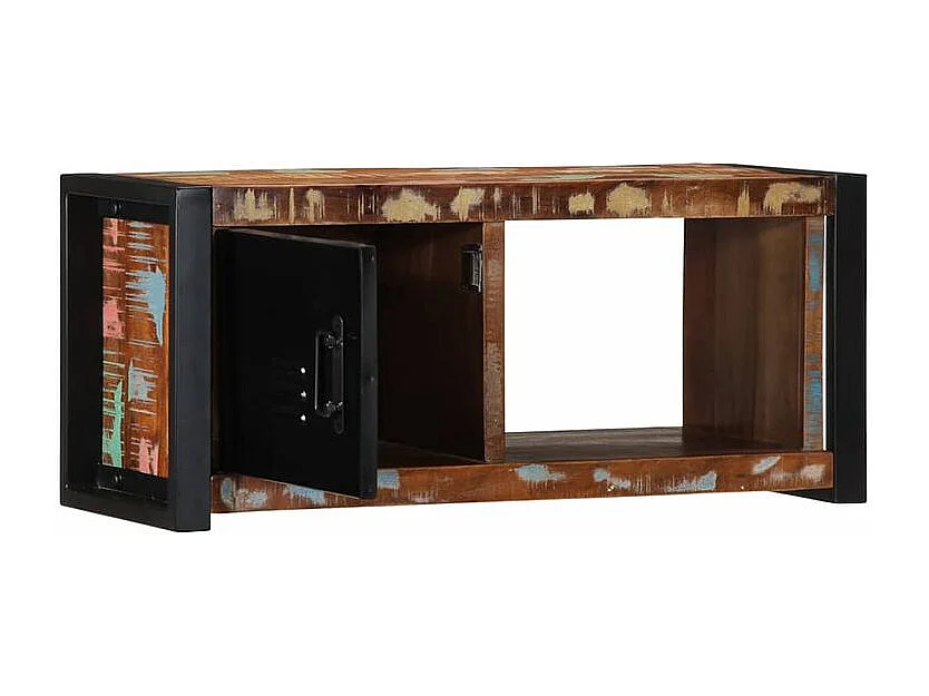 Meuble TV 80x30x35 bois massif de récupération