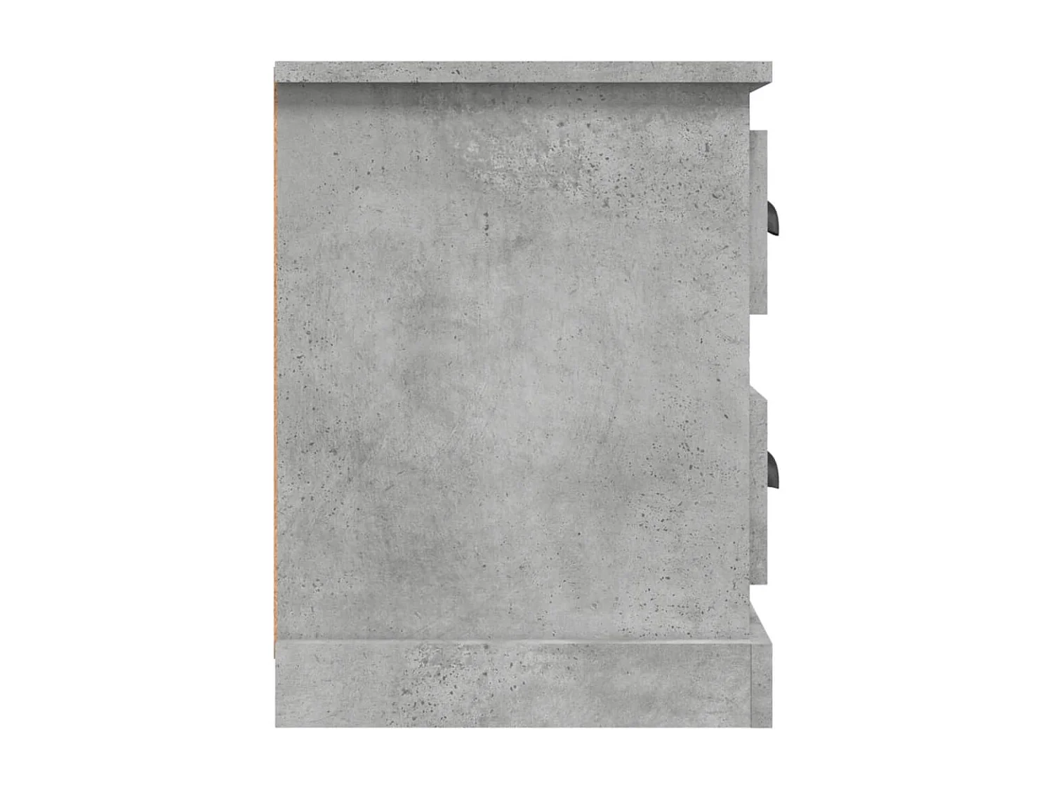 Meuble TV gris béton 102x35,5x47,5 bois d'ingénierie