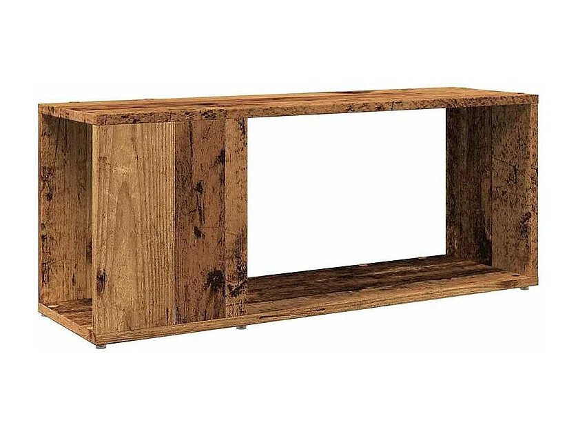 Meuble TV vieux bois 80x24x32 bois d'ingénierie