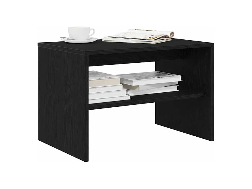 Meuble TV chêne noir 60x40x40 bois d'ingénierie