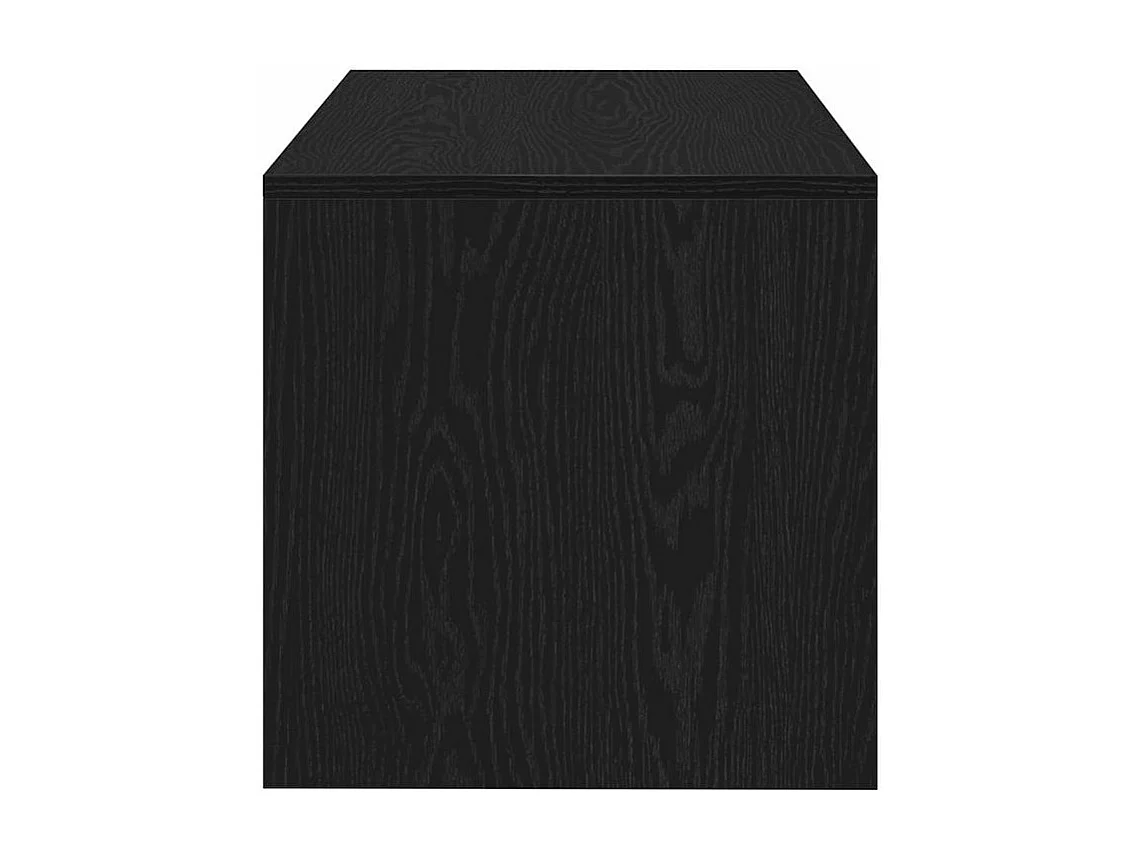 Meuble TV chêne noir 60x40x40 bois d'ingénierie