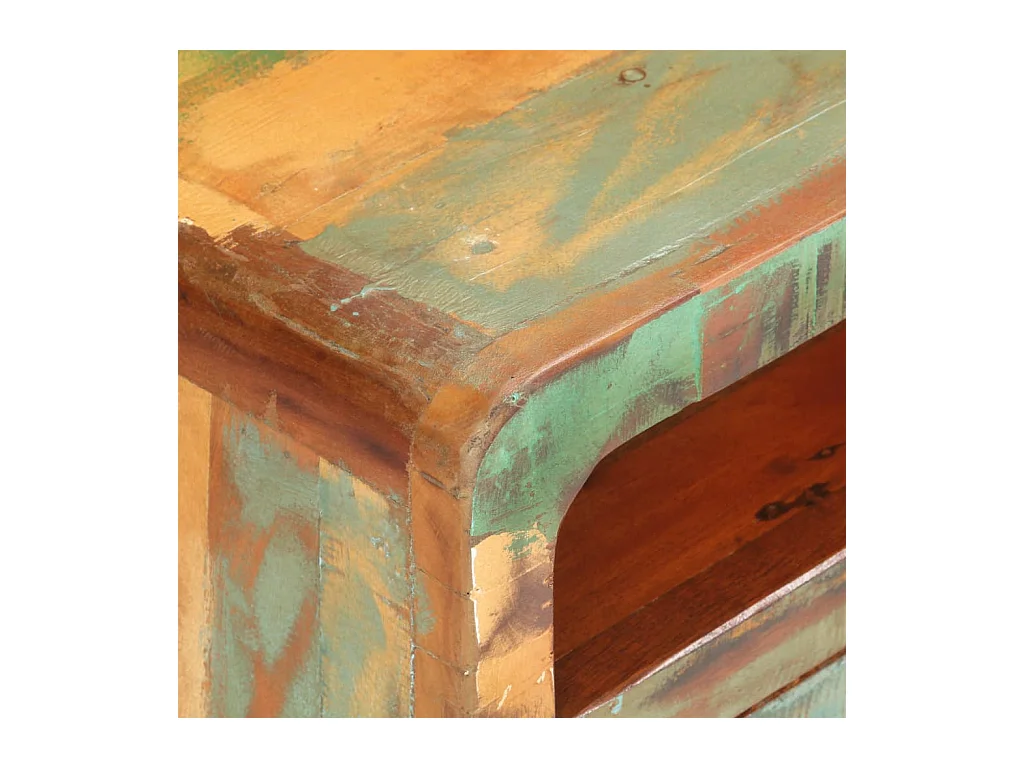 Meuble TV 117x30x41 Bois de récupération massif