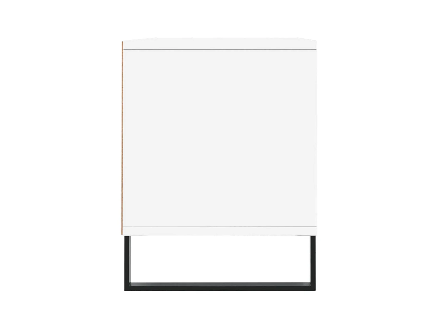 Meuble TV blanc 100x34,5x44,5 bois d'ingénierie