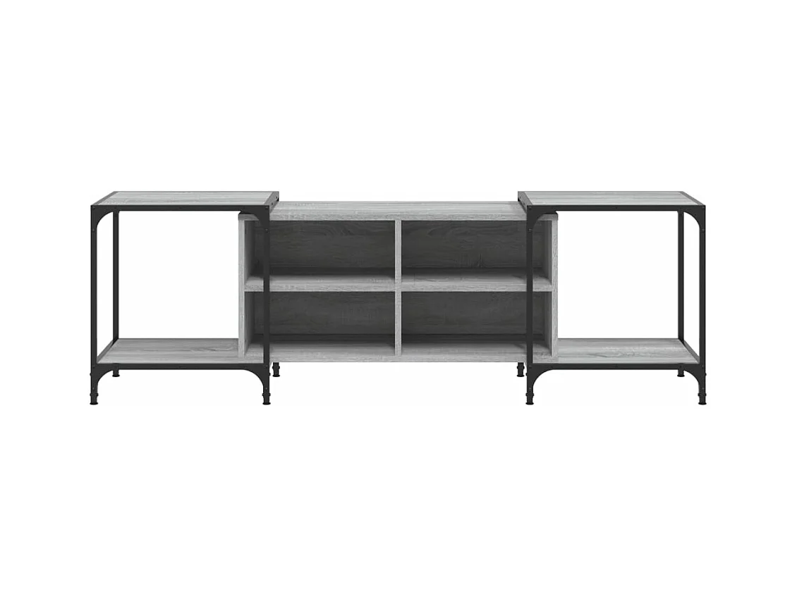 Meuble TV sonoma gris 153x37x50 bois d'ingénierie