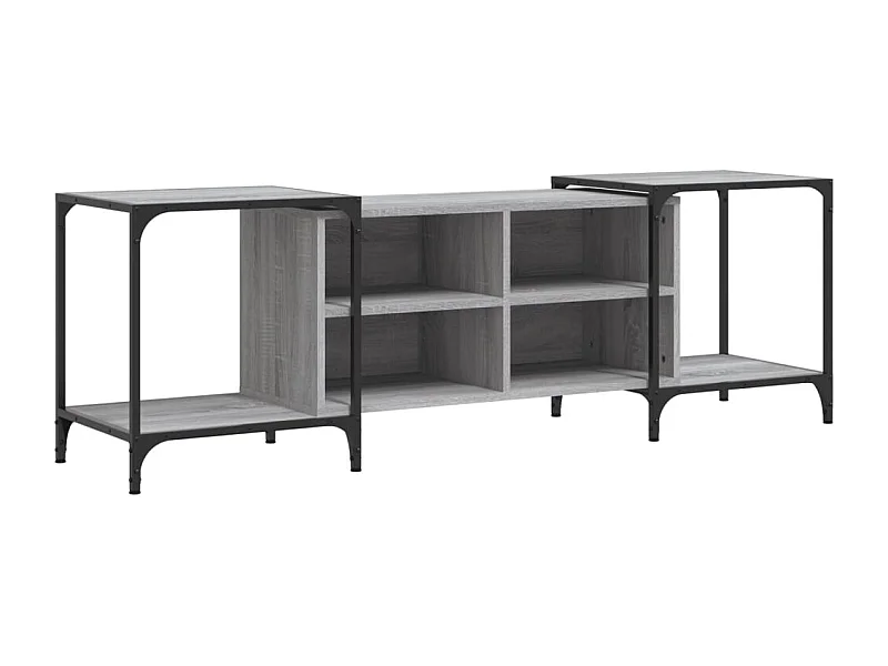 Meuble TV sonoma gris 153x37x50 bois d'ingénierie