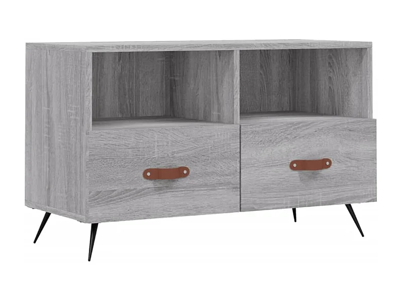 Meuble TV Sonoma gris 80x36x50 Bois d'ingénierie