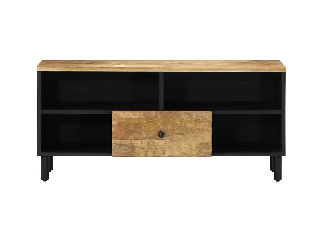 Meuble TV 100x33x46 bois massif de manguier