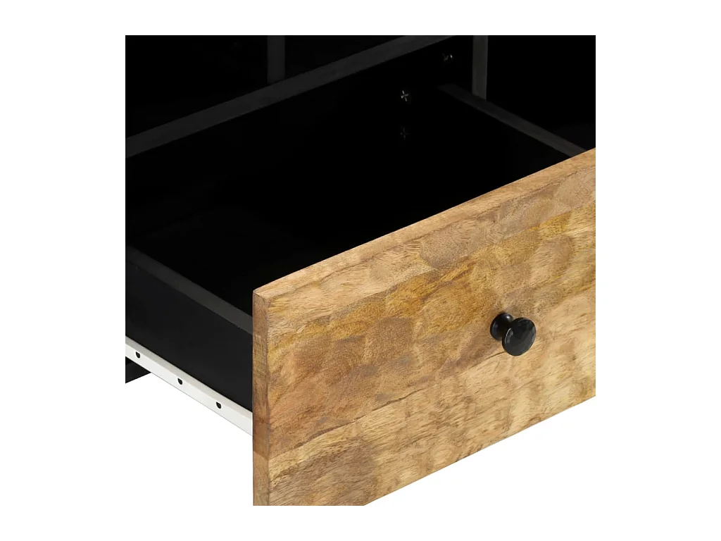 Meuble TV 100x33x46 bois massif de manguier