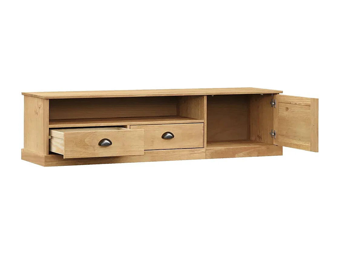 Meuble TV VIGO 156x40x40 bois massif de pin