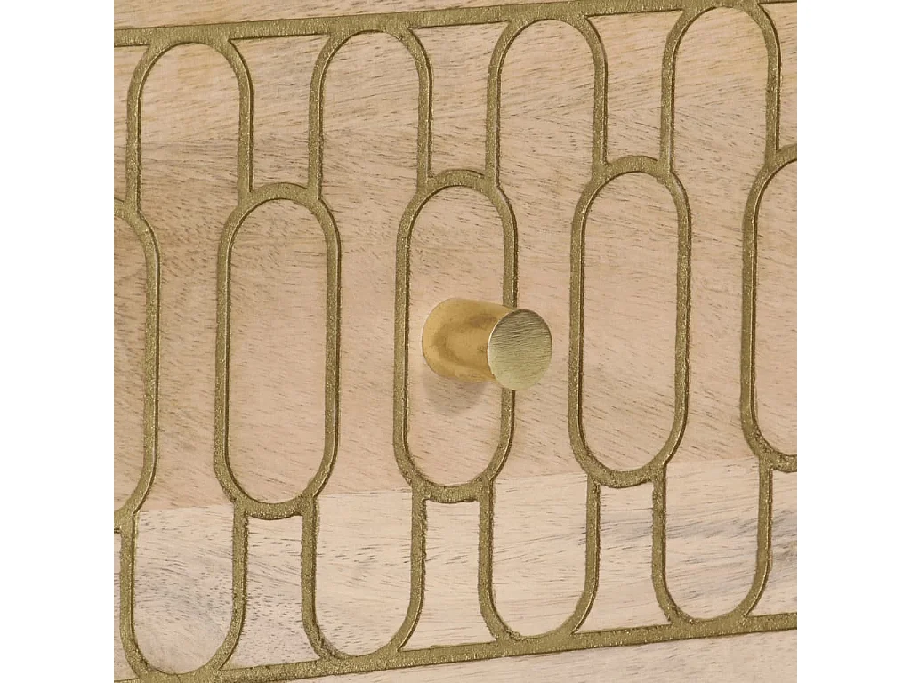 Meuble TV 70x33x46 Bois massif de manguier