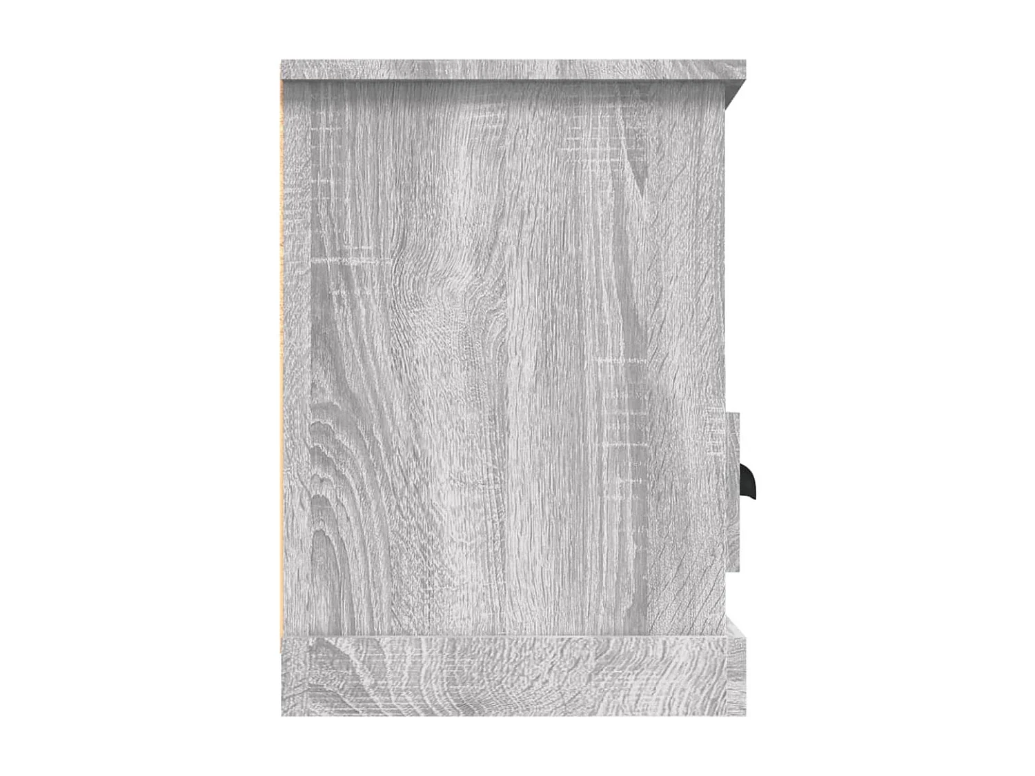 Meuble TV sonoma gris 100x35x50 bois d'ingénierie