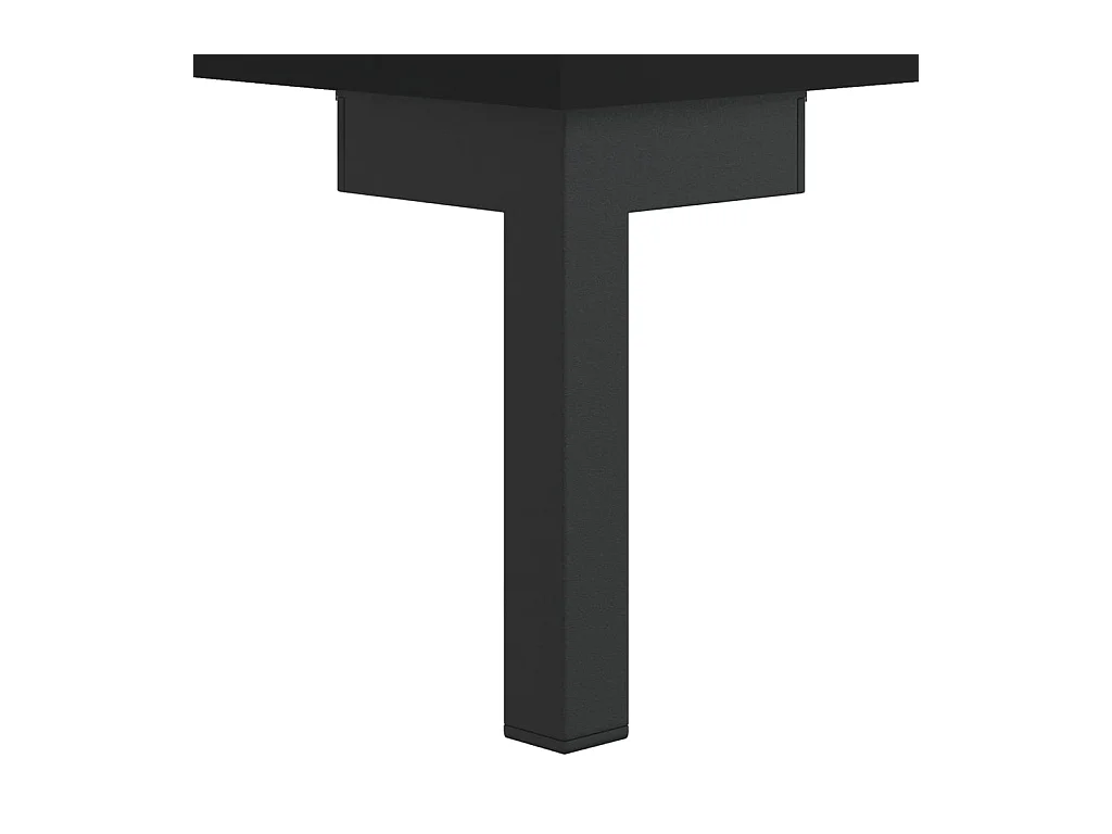 Meuble TV Noir 80x36x50 Bois d'ingénierie