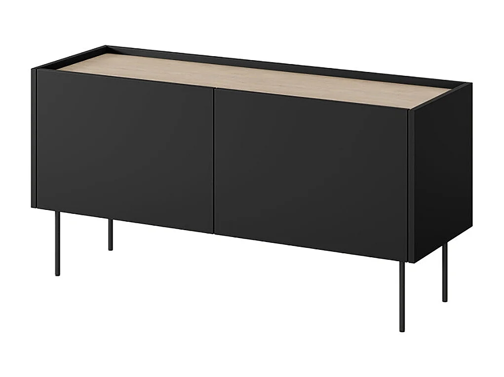 Móvel TV 2 portas com pé metálico 120x60 cm