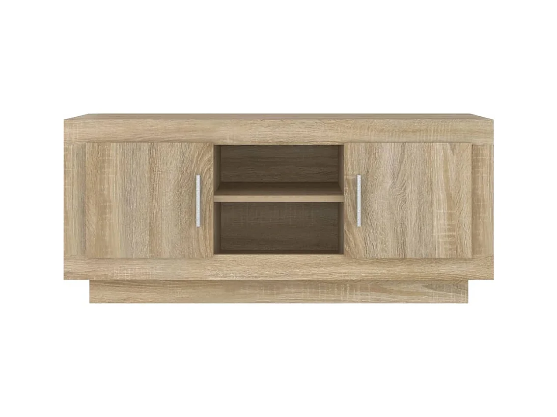 Meuble TV Chêne sonoma 102x35x45 Bois d'ingénierie