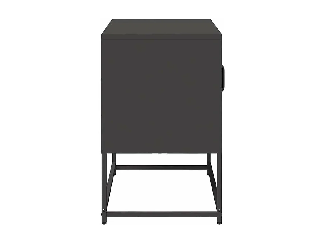 Meuble TV noir 68x39x60,5 acier